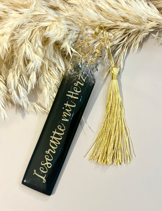 “Personalisierbares Lesezeichen aus Epoxidharz – Einzigartig & Handgefertigt”