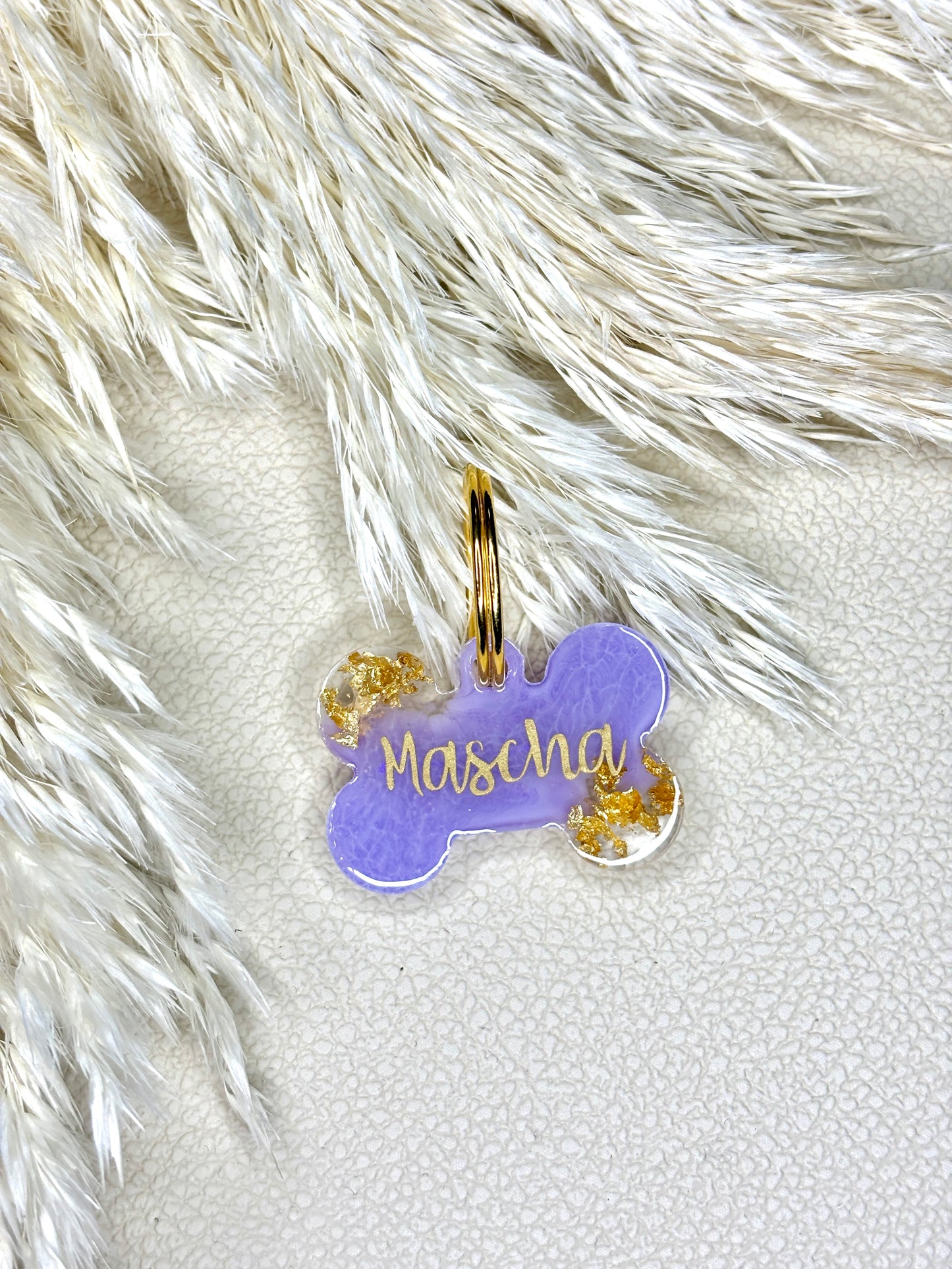 “Personalisierte Hundemarke aus Epoxidharz – Einzigartig, Stilvoll & Handgefertigt”